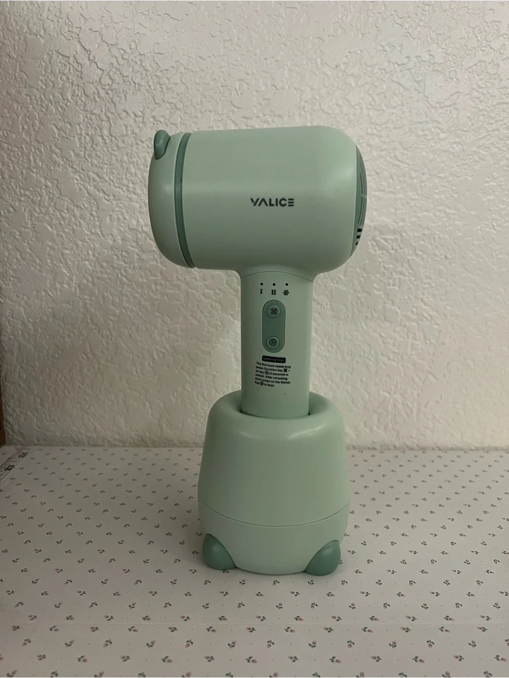 YALICE Cordless Baby Hair Dryer – Green (New in Box)
